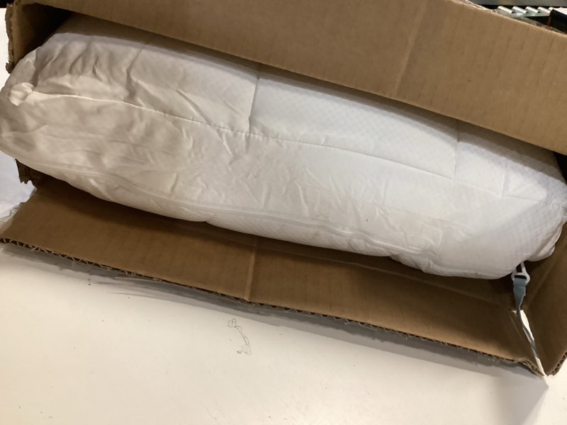 Condition photo showing As Is for Nuzzle Adjustable Pillow for Side Sleepers, Luxury King Size Bed Pillow Hotel Collection - Best Adjust Height Soft Firm Pillow for Back, Stomach or Side Sleepers