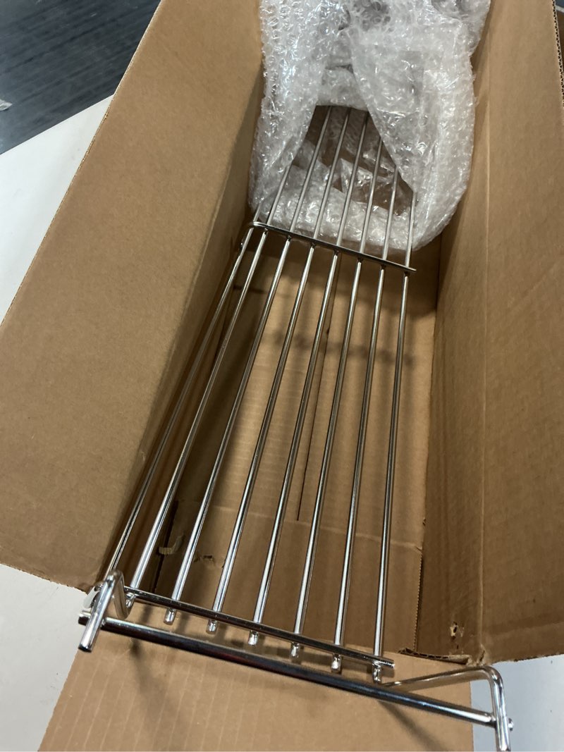 Condition photo showing New/Like New for hisencn 65054 grill warming rack for weber genesis 300 series gas grill, genesis e310, e320, e330, s310, s320, s330, stainless steel, warming grate, replacement for weber 65054, 81323, 62749 26.5" l x 5.5" w for genesis 300 series