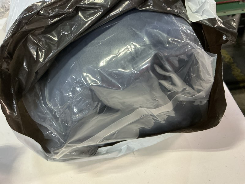 Condition photo showing Good Condition for Bedside Commode Cushion - Washable 16.5" X 16.5" Thick Pad PU Cover with Fixing Straps for Commode Chair,Portable Toilet Seat Cushion for Seniors Raz Shower Chair Seat,Blue Blue normal