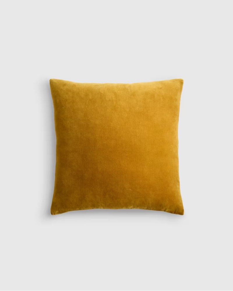 classic cotton velvet pillow cover 