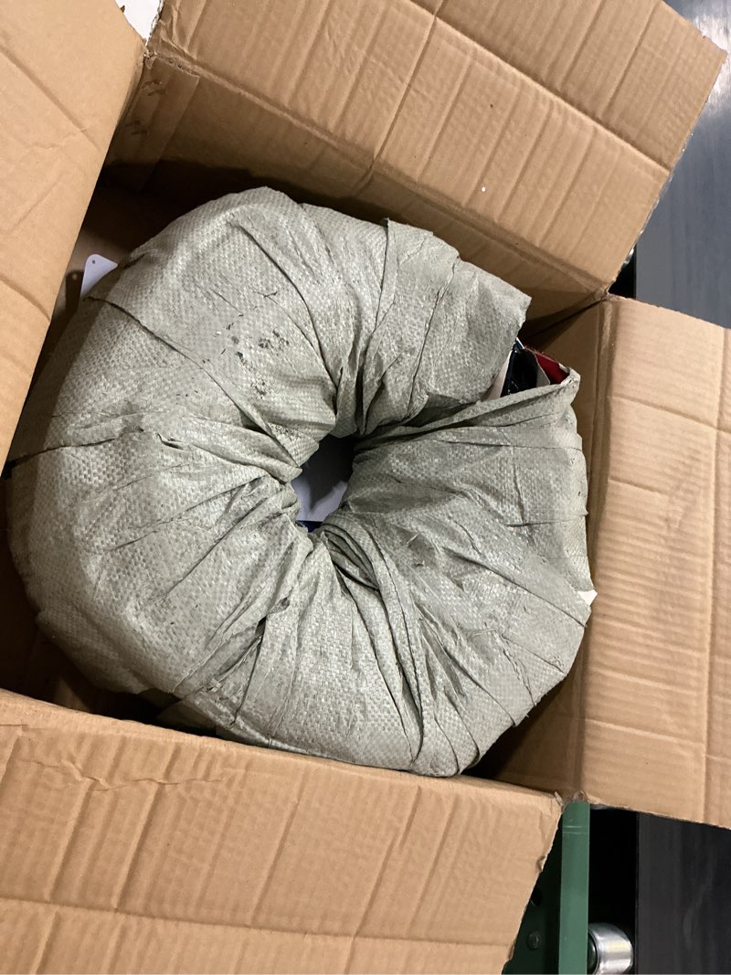Condition photo showing New/Like New for 296ft razor wire 6 rolls, black razor fencing, galvanized concertina wire with pliers gloves warning sign for garden farm factory security black 12" dia. 296ft