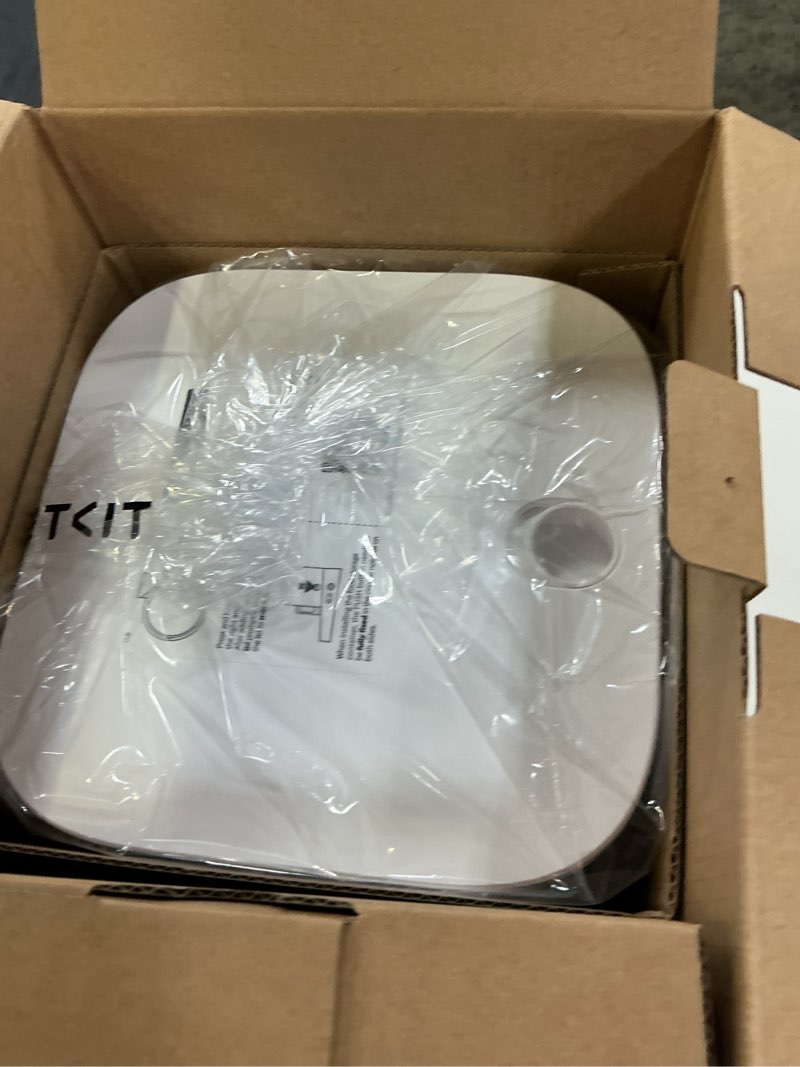 Condition photo showing New/Like New for petkit automatic cat feeder with camera, 1080p hd video with night vision, 2.4g wifi pet feeder for cat & small dog, 2-way audio & meal call pet food dispenser with desiccant bag, motion capturing white with single food hopper