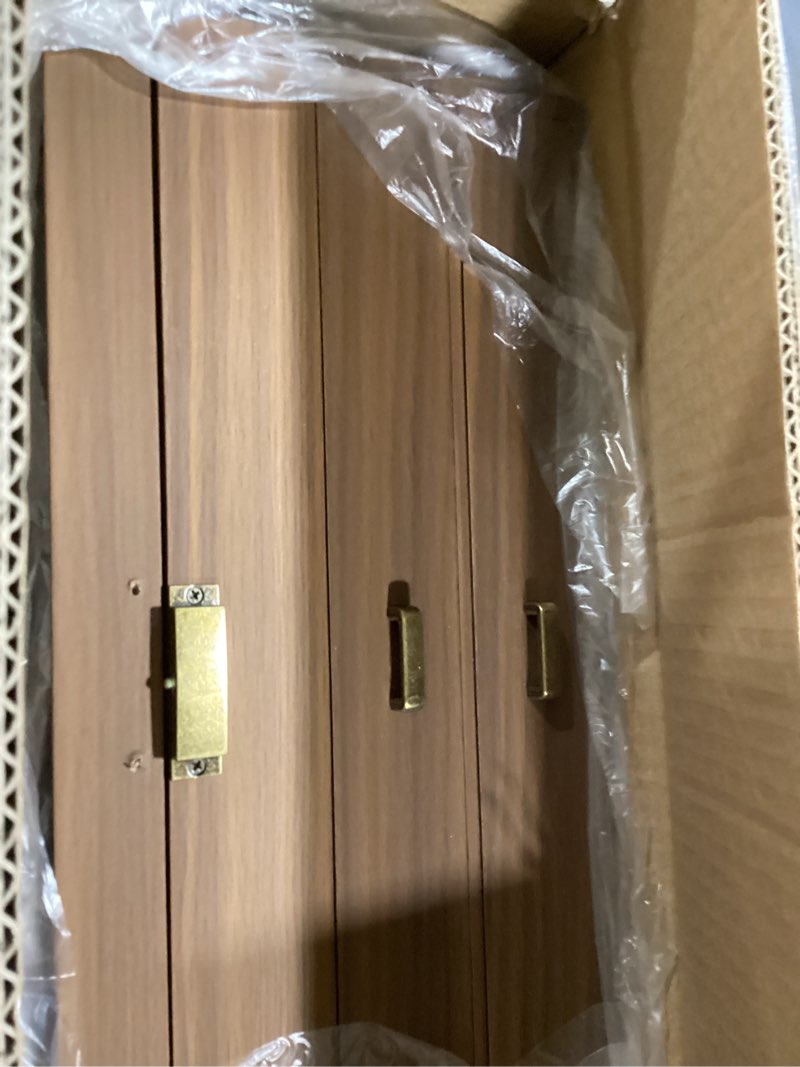Condition photo showing Good Condition for newloop 10/20/30 wooden sunglass organizer for multiple pairs of eyeglass wide display case storage box for women men wooden, 3 layers