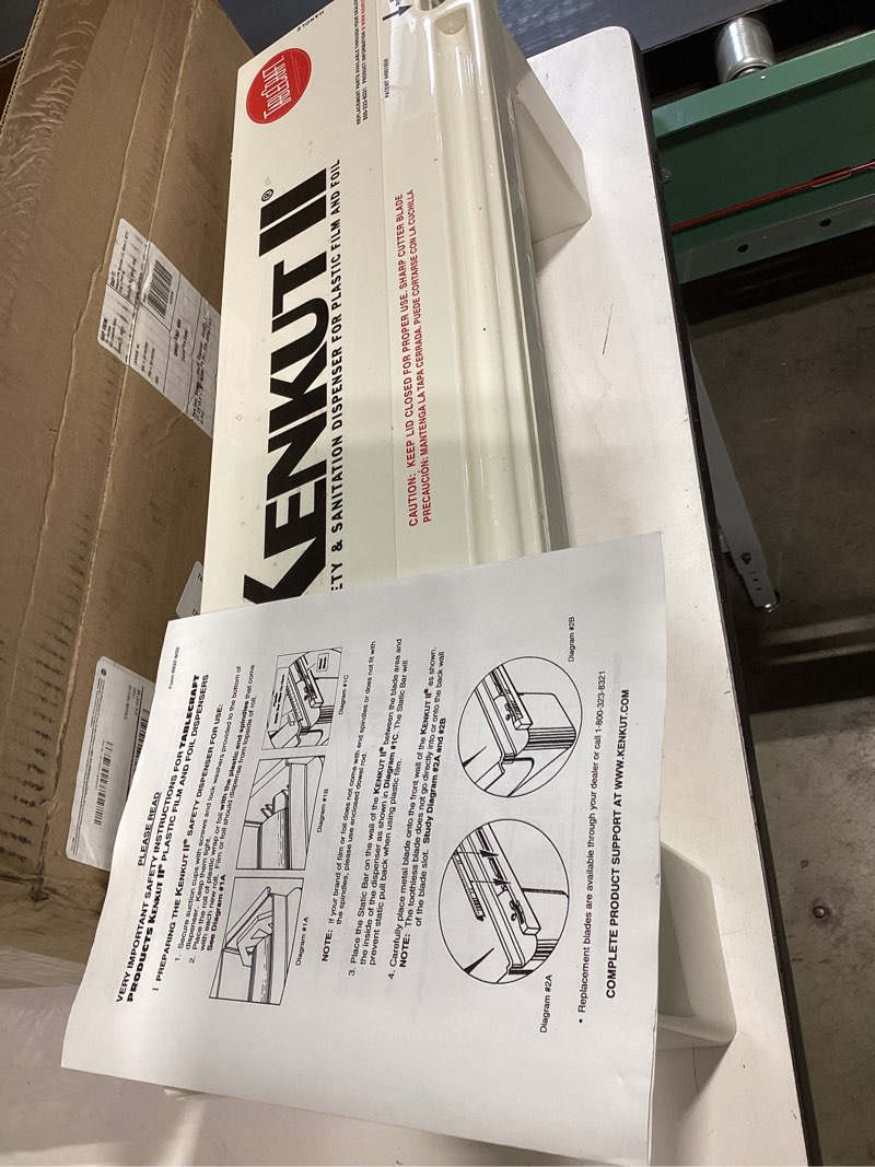 Condition photo showing Good Condition for tablecraft products kk6 ken kut 24" film and foil dispenser kenkut ii film / foil dispenser
