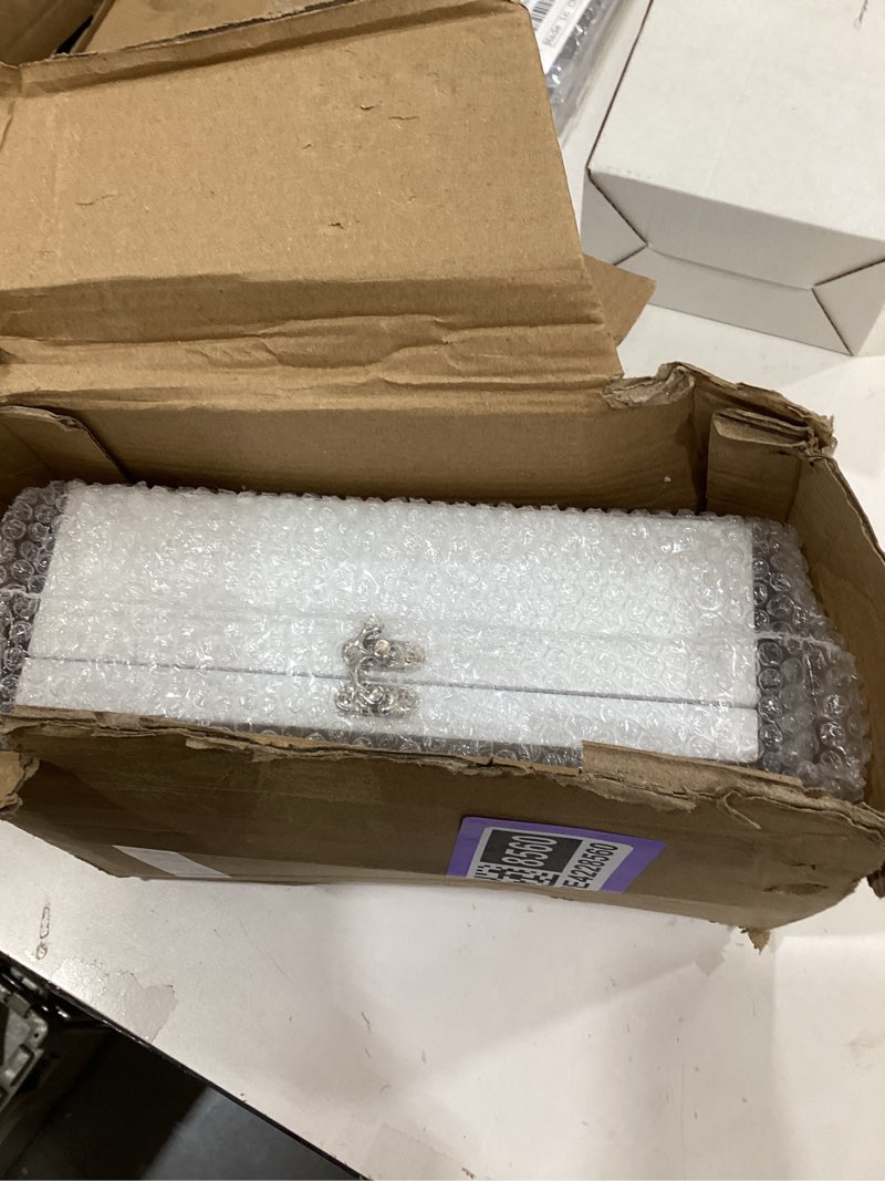 Condition photo showing New/Like New for Nolia Baby Shower Blocks Decorating Game – 48 White Wooden Cubes to Decorate, Storage Box, 12 Acrylic Markers & Instruction Sign