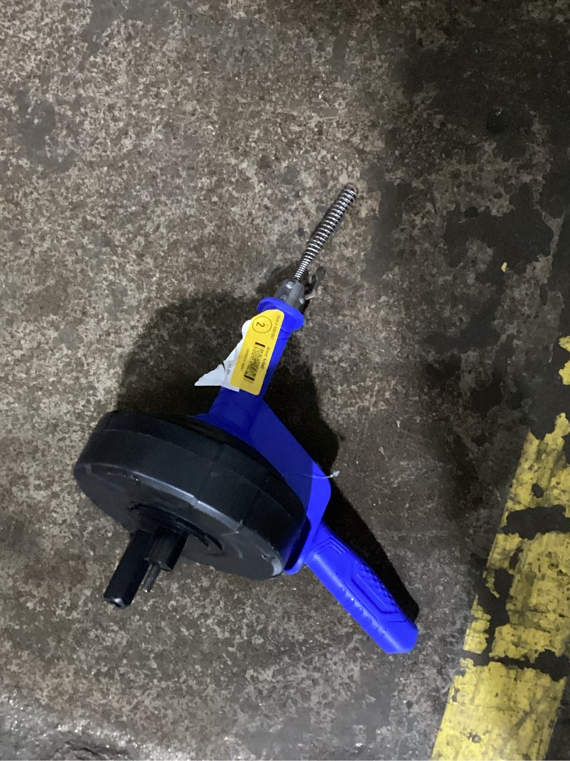 Condition photo showing Good Condition for kobalt 1/4-in x 25-ft high carbon wire hand auger for sink