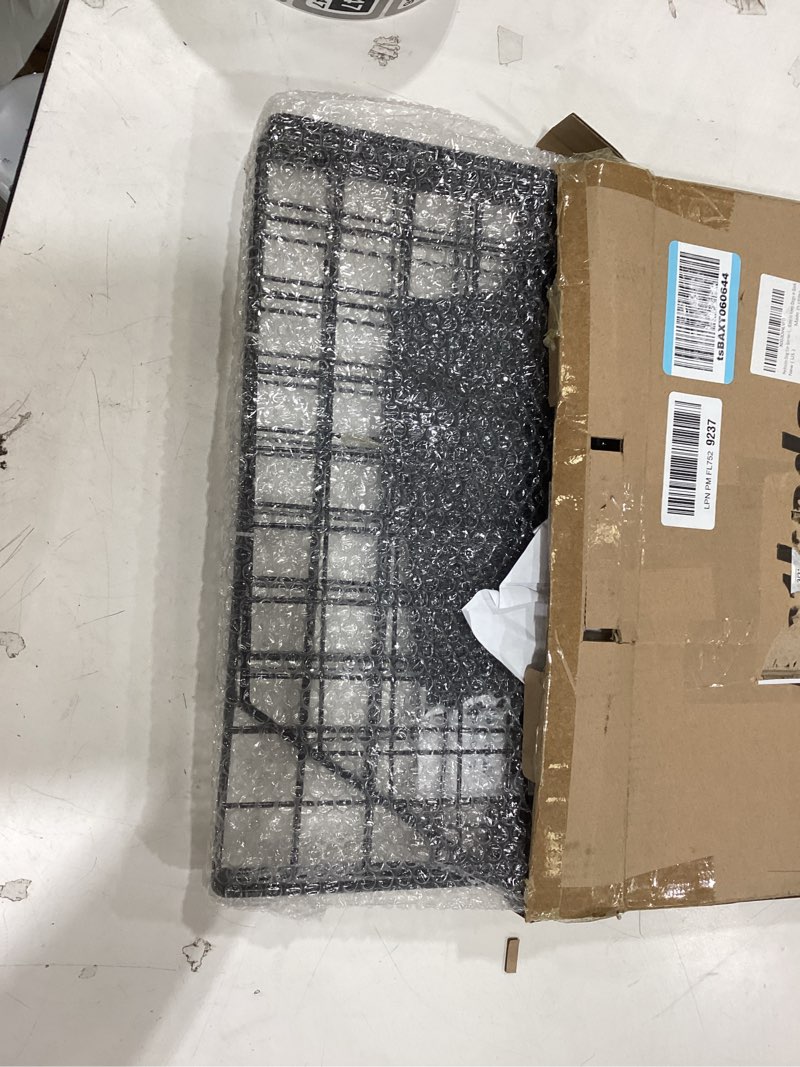 Condition photo showing Good Condition for dog car barrier for suv trunk cargo area, foldable & adjustable car divider and cargo gate to keep dogs in back (patent design)