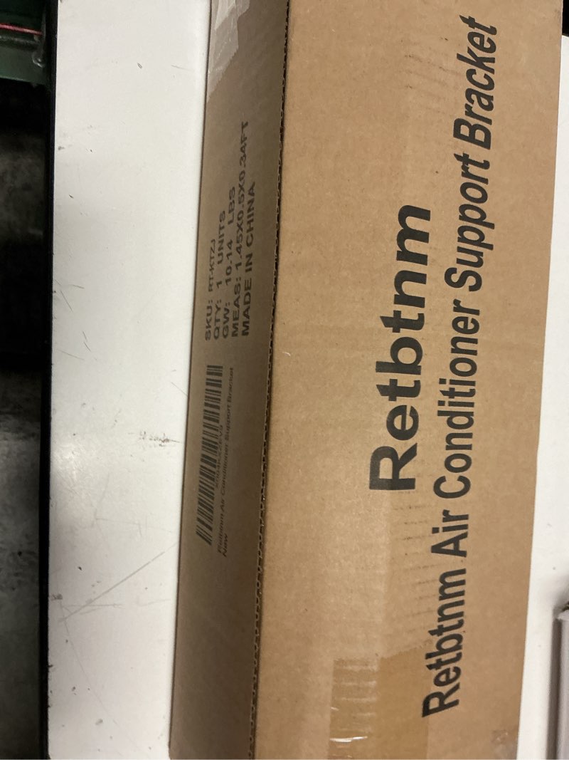 Condition photo showing New/Like New for air conditioner support bracket, adjustable window air conditioner bracket, no drilling heavy duty ac brackets for windows