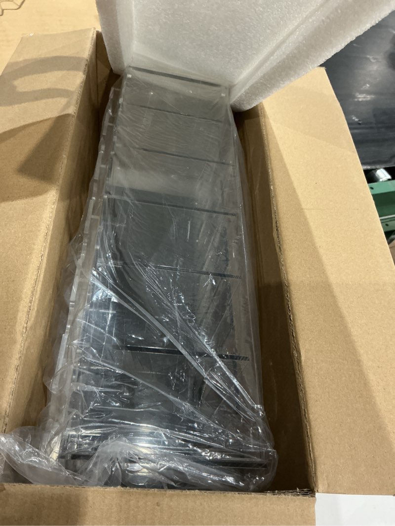 Condition photo showing Good Condition for 6-Slot Booster Pack Dispenser with Black Base - Fits 240 Booster Packs for Dispensing - Compatible with TCG Trading Card Boosters and Sports Card Boosters - 4mm Acrylic Stackable