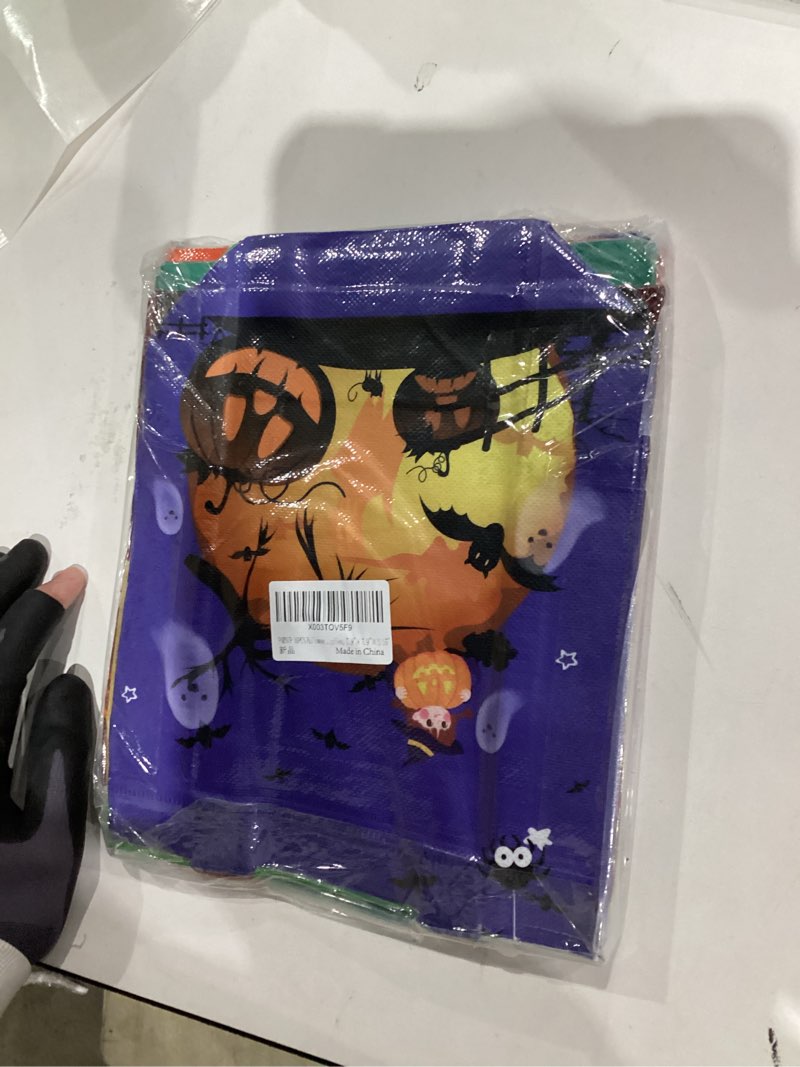 Condition photo showing New/Like New for PARSUP 10PCS Halloween Trick or Treat Bags, Non-Woven Large Gift Tote Bags with Handles for Gifts Wrapping, Party Supplies, 7.9 * 7.9 * 3.15inch