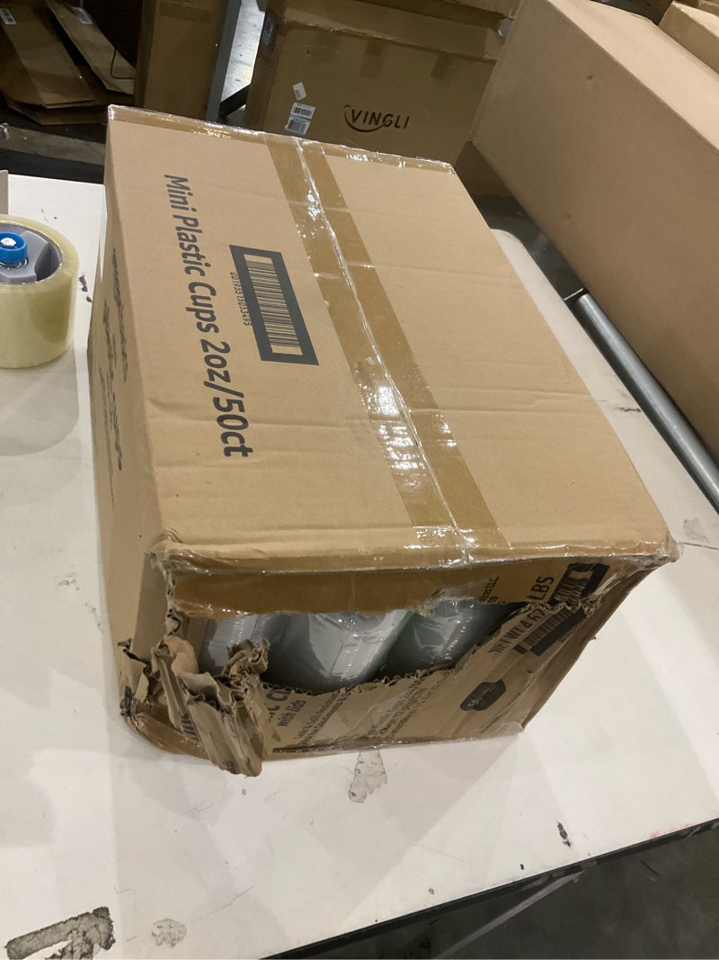 Amazon basics mini plastic cups 2oz/50ct