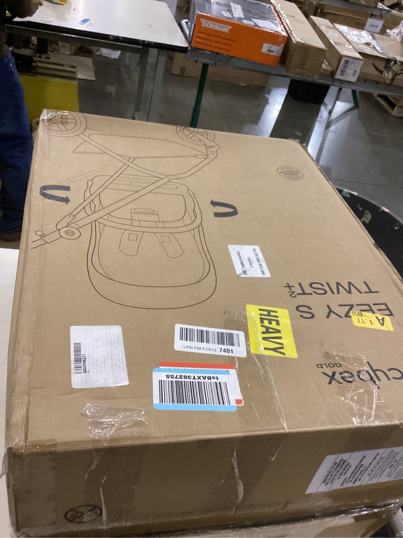 Condition photo showing As Is for CYBEX Eezy S Twist +2 V2 Baby Stroller with 360° Rotating Seat for Infants 6 Months and Up - Compatible with CYBEX Car Seats, Almond Beige, Taupe Frame Almond Beige, Taupe Frame V2