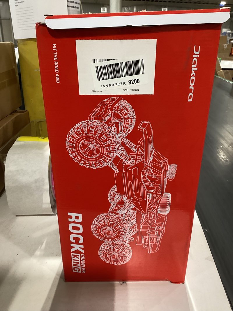 Condition photo showing Good Condition for rc cars remote control car 1:12 off road truck, metal shell led headlights offroad monster rc truck, 4x4 all terrain hobby rc cars toys for boys kids adults gifts 8-12 black
