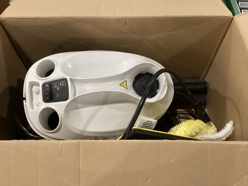 Condition photo showing As Is for Kärcher Steam Cleaner, Multi Purpose, Power Steamer, Chemical-Free, 40 Sec Heat-Up, for Grout, Tile, Hard Floors, Appliances & More - SC 3 Easy Fix SC 3 EasyFix