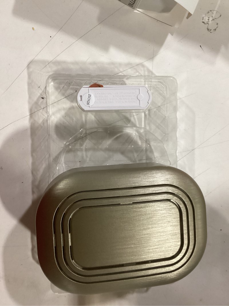 Condition photo showing As Is for Utilitech Satin Nickel Wireless Doorbell Chime