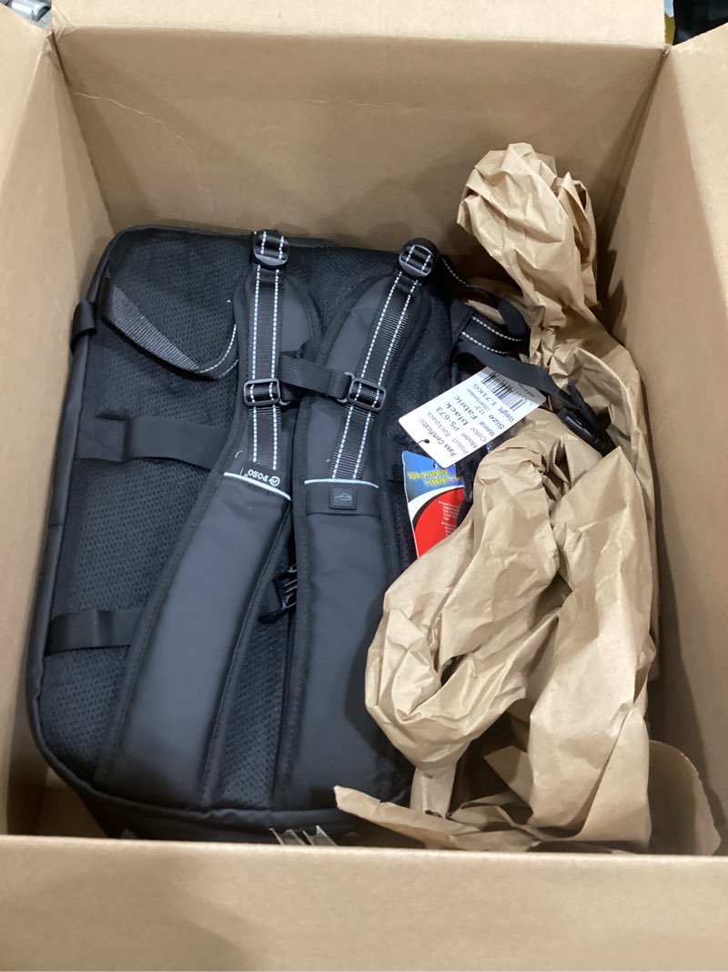 Condition photo showing Good Condition for vacuum backpack travel – expandable compression carry on backpack with vacuum pump, water-resistant tsa lock travel bag, 17" laptop backpack for men women, business airplane flight luggage, black