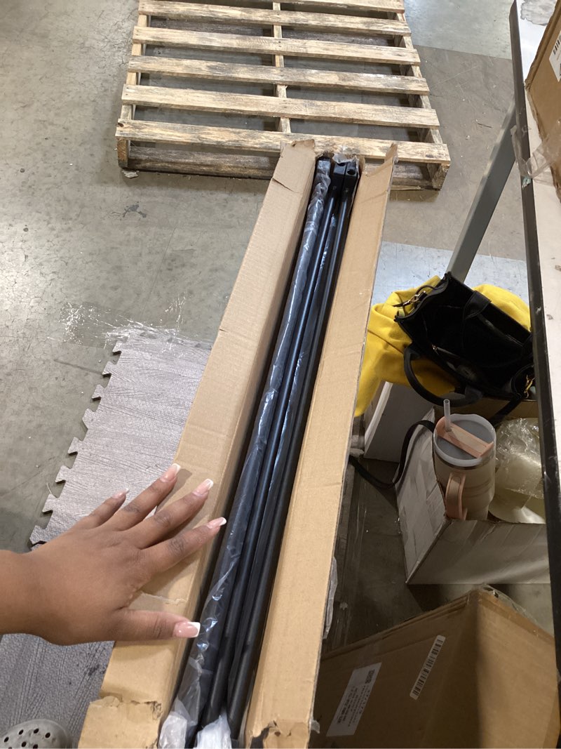 Condition photo showing Good Condition for waowao window safety guards for children kids child toddler pets proof extra wide black tension security window guard gate for home fit 61.41"-86.60" (black-3 piece) black 3 piece(61.41"-86.60")