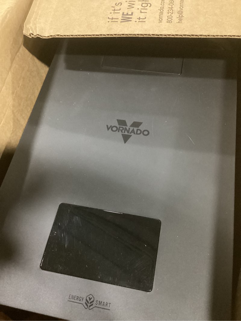 Condition photo showing As Is for Vornado Ev3 Whole Room Evaporative Humidifier - black