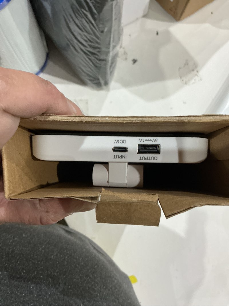 Condition photo showing Good Condition for white crown led desk lamp dimmable table lamp reading lamp with usb charging port, 5 lighting modes, sensitive control, 30/60 minutes timer (white, first-generation) white first-generation