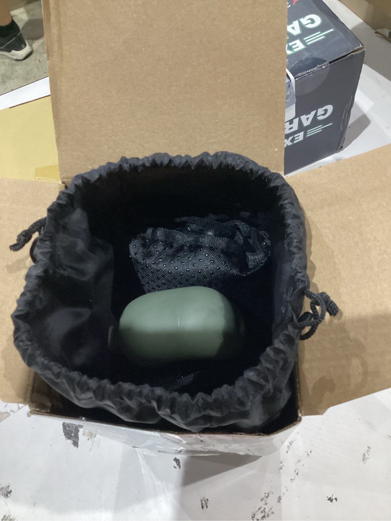Condition photo showing As Is for inflatable airplane seat cushion with memory foam | 3d scalloped air baffles | sit-to-adjust firmness | 2-in-1 seat pad & lumbar support, tailbone relief | 30s inflate & 1s deflate | travel & office