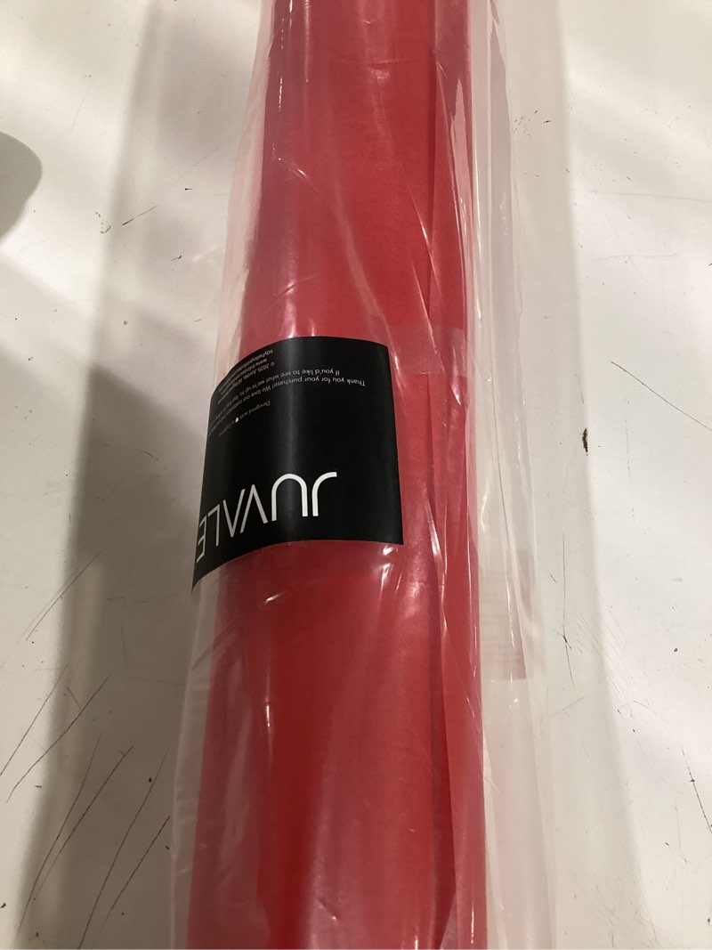 Condition photo showing New/Like New for juvale 3 ft x 100 ft red carpet runner for party decorations, wedding aisle, special events (40gsm thickness)