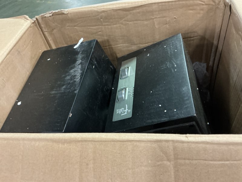 Condition photo showing As Is for Klipsch The Sevens Heritage Inspired (Pair) Powered Speakers - Black Matte Black