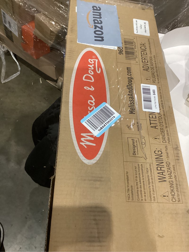 Condition photo showing As Is for Melissa & Doug Dust Sweep Mop 6-Piece Pretend Play Set, Toddler Toy Cleaning, Pretend Play Home Cleaning, Kids Broom and Mop Set for Ages 3+