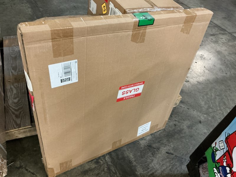 Condition photo showing New/Like New for DAIFURONGE Tempered Glass Backsplash For Kitchen,3D Butterfly Flower Gesign Stove Backsplash Panel,Easy to Clean,Wall Decor (Art Deco 3, 30"x30"(76.2x76.2cm)) Art Deco 3 30"L x 30"W