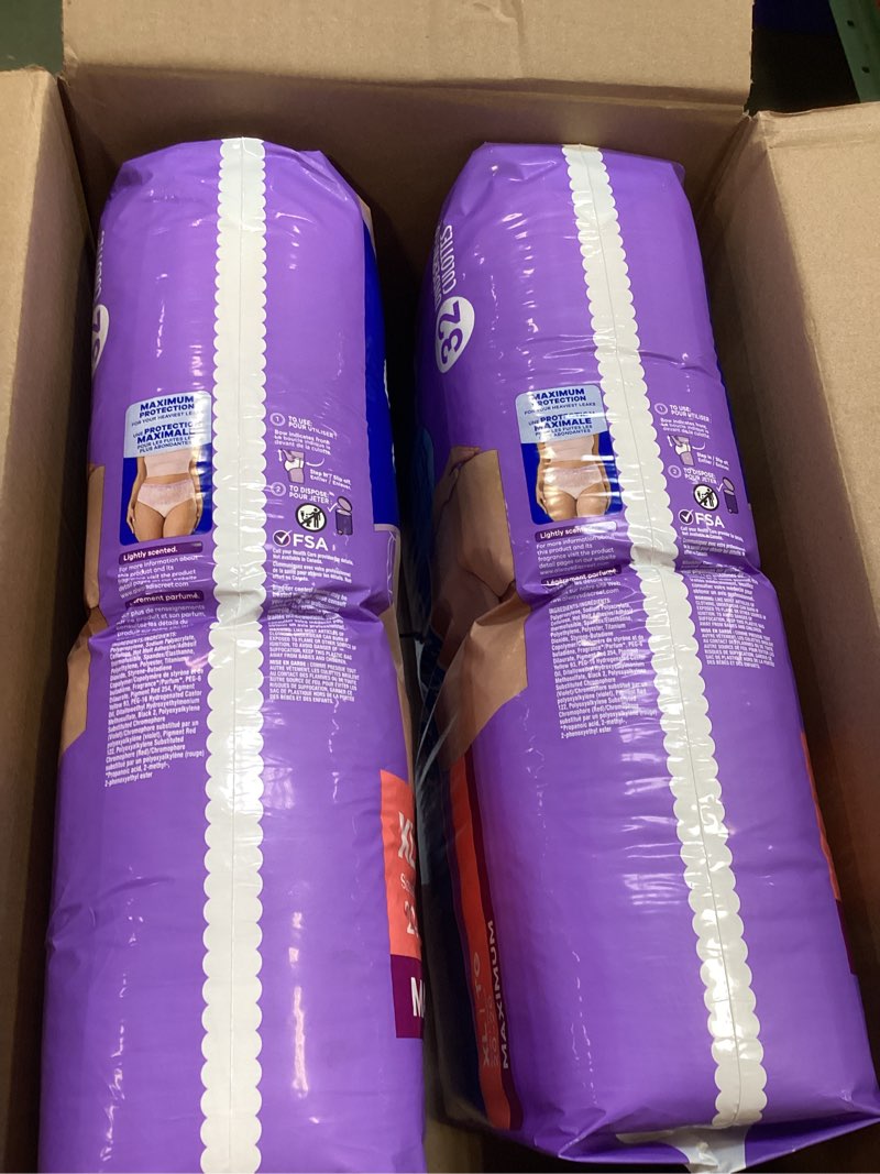 (2 pack) always discreet xl 32ct 