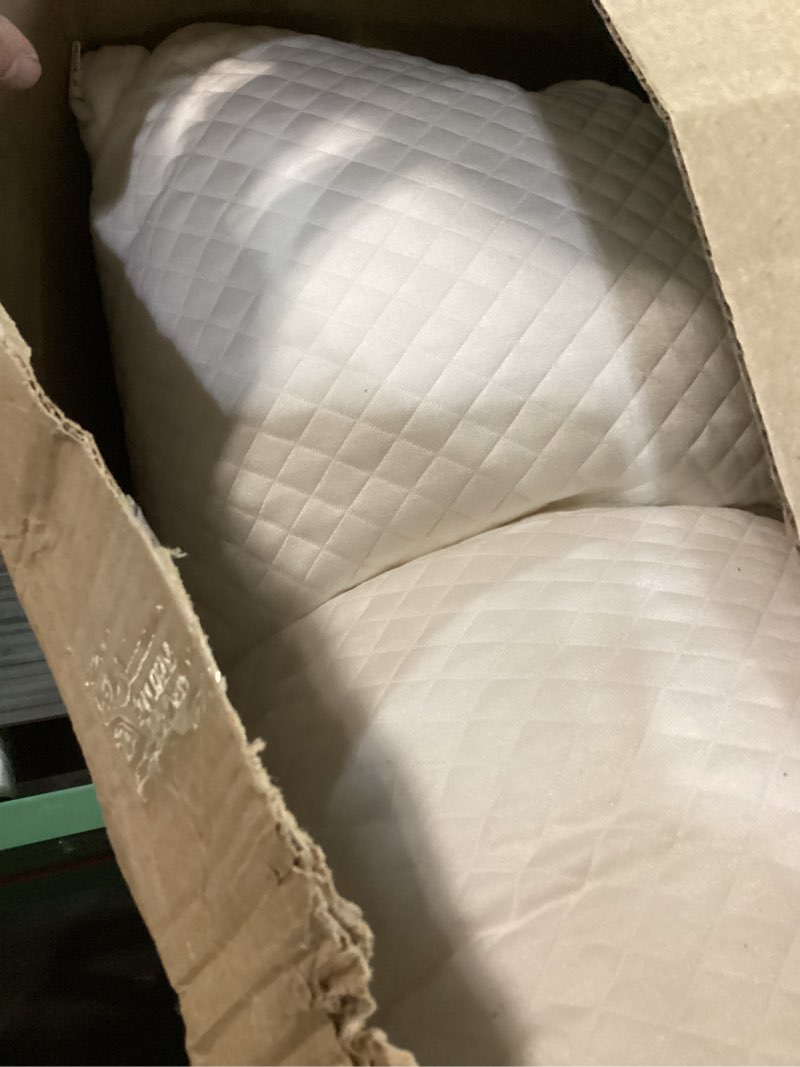 Condition photo showing Good Condition for DreamyBlue Signature Pillow w/Adjustable Loft • Shredded Memory Foam Fill • Neutral Alignment for Side, Back, and Stomach Sleepers • Washable Bamboo Rayon Cover • CertiPUR-US Certified Foam (King) King (Pack of 1)