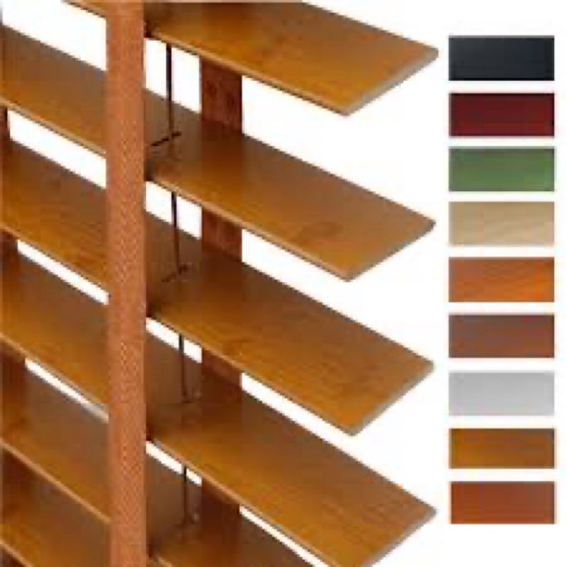 2" Slats Wood Blinds for Indoor Windows: Solid Wooden Blackout Blinds & Shades,Black Out Privacy Hor