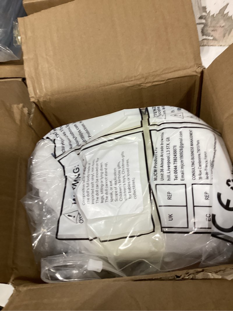 Condition photo showing Good Condition for Reborn Doll Platinum Liquid Solid Soft Silicone Kits DIY Blank Painted and Unpainted Unfinished Parts (Unpainted kit)