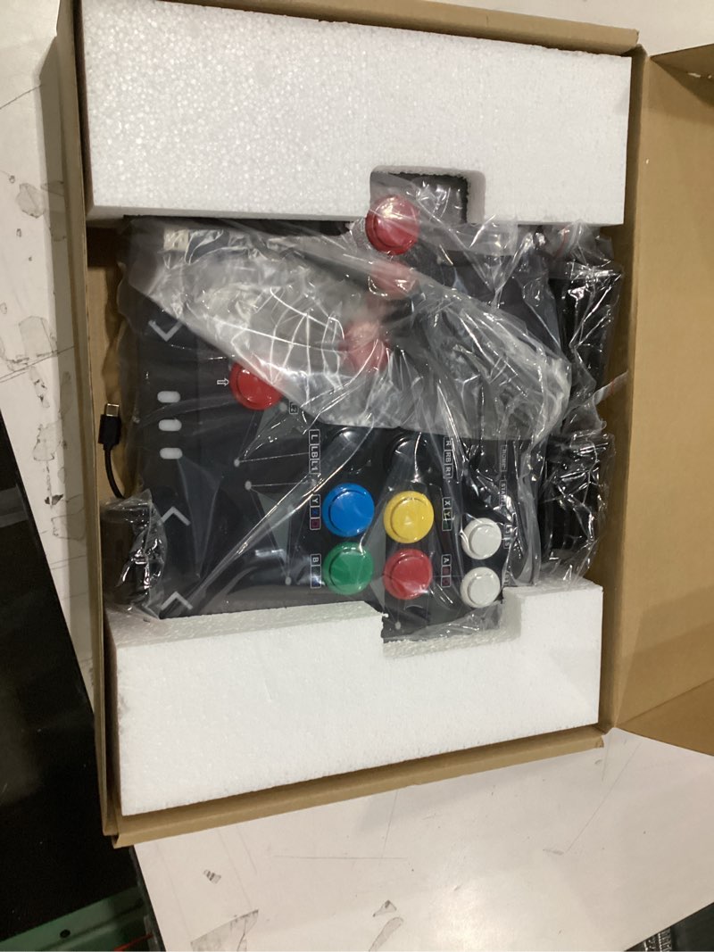 Condition photo showing New/Like New for DOYO Arcade Stick Joystick for home, Arcade fighting Joystick-Durable iron Arcade Fightstick Compatible with PC/ PS3 / Switch/NEOGEO Mini/Android/Raspberry Pi (Black)