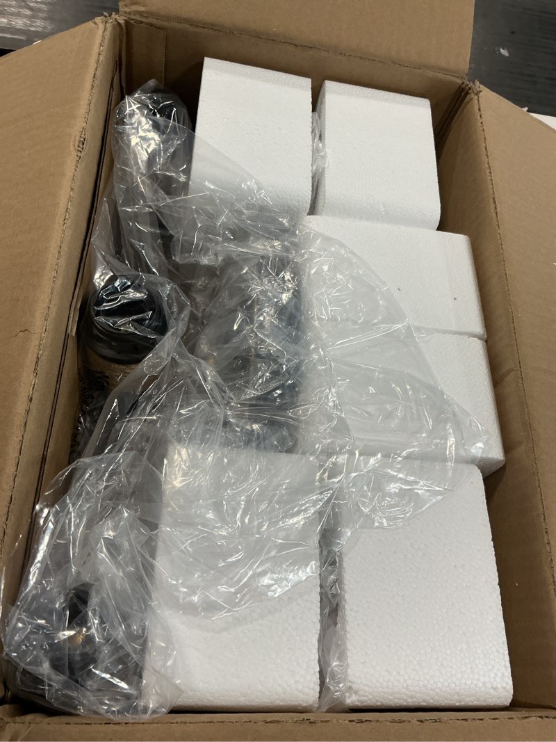 Condition photo showing Good Condition for MOKATNG Bathroom Light Fixtures, 3-Light Coastal Vanity Lights with Crystal Glass Shade, Oil-Rubbed 