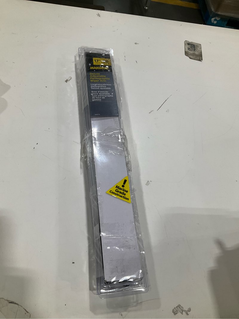 Condition photo showing Good Condition for marinco 33037a wiper arm, deluxe black stainless steel pantographic, 17"-22" adjustable