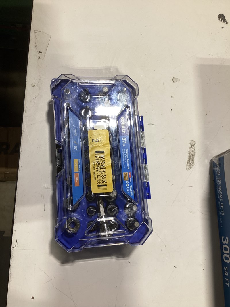 Condition photo showing Good Condition for Kobalt 37 -Piece 1/4-in 3/8-in Drive Set Flathead/Hex/Phillips/Torx Bit Driver Socket Set