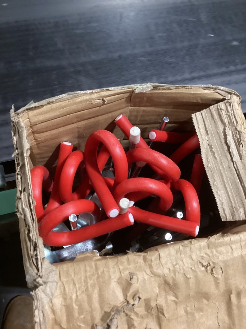 Condition photo showing New/Like New for 20 Pack 41inch Pig Tail Step-in Fence Posts – Temporary Metal Stakes for Garden and Livestock, Easy to Install and Move.?Red?