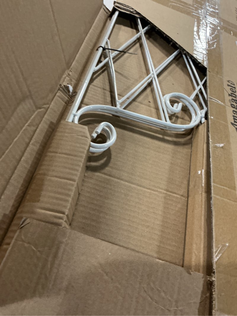 Condition photo showing Good Condition for amagabeli garden trellis for climbing plants 47” x 16” rustproof black iron plant trellis potted vines vegetables flowers patio metal wire lattices grid panels for ivy cucumbers clematis 2 pack gt03 47"x16" black-2 pack