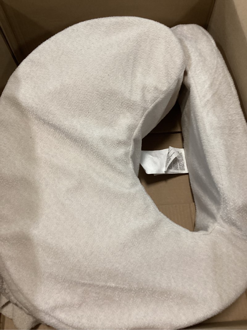 Condition photo showing As Is for My Brest Friend Nursing Pillow - Deluxe - Enhanced Comfort w/Slipcover - Ergonomic Breastfeeding Pillow for Ultimate Support for Mom & Baby - Adjustable Pillow W/Handy Side Pocket, Soft Sand