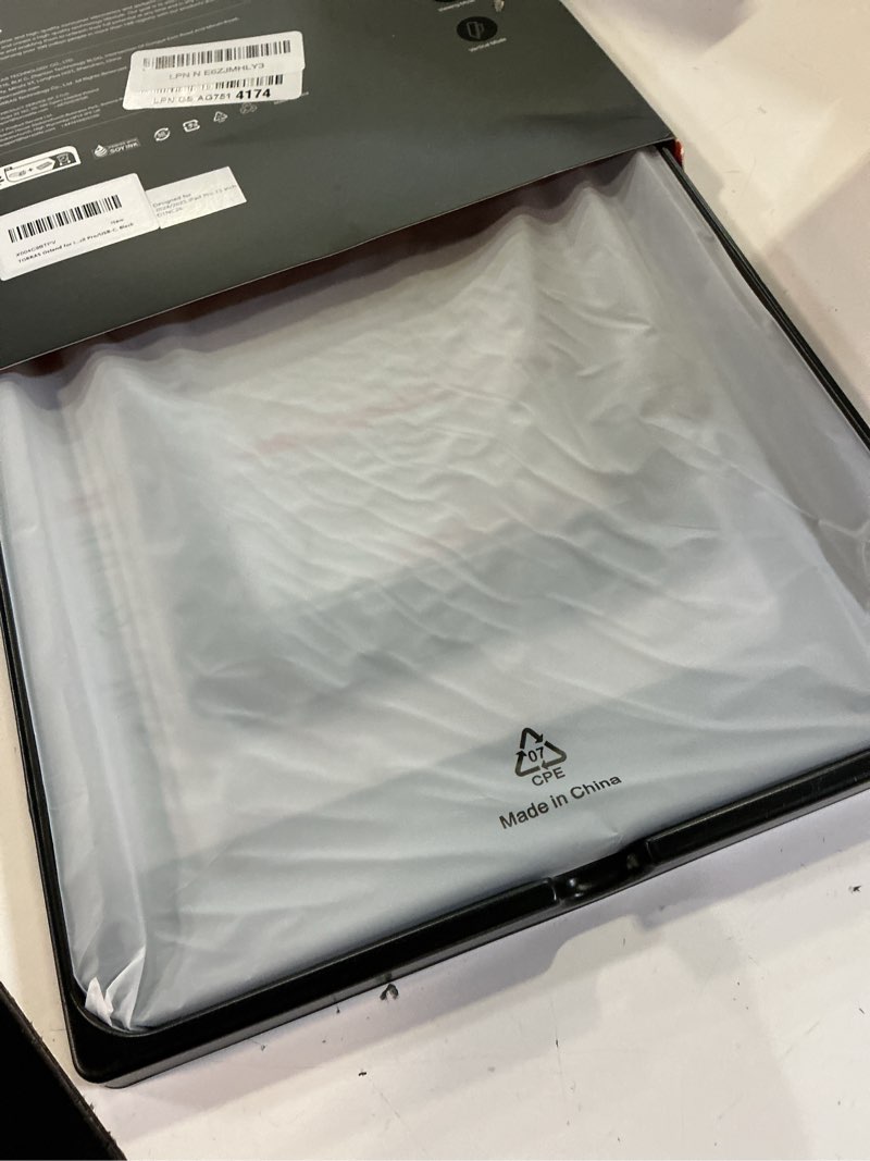 Condition photo showing New/Like New for torras ostand k1 guardian for ipad pro 13 inch case 2025 m5 & 2024 m4, ultra stable stand, multiple adjustable viewing angles, slim protective kickstand ipad pro 13 case with pencil holder, black black pro 13" m5 (2025) & m4 (2024)