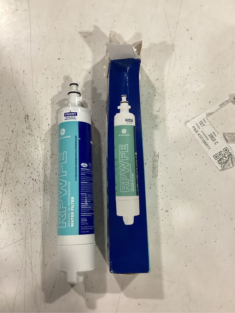 Condition photo showing New/Like New for genuine rpwfe replacement water filter for compatible ge refrigerators
