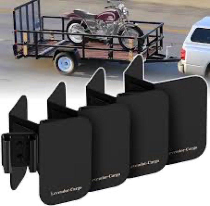 4 Pack E-Track Wheel Chock for E-Track System |E Track Motorcycle Wheel chocks for Dirt Bikes|E-Trac