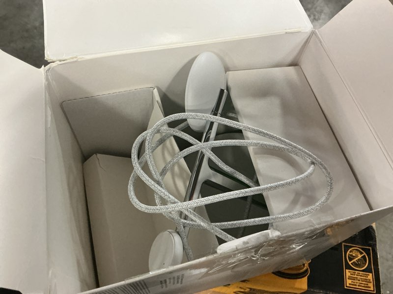 Condition photo showing As Is for Belkin MagSafe-Compatible 3-in-1 Wireless Charger Stand 15W - Qi2-Certified Wireless Charging Station, Fast Charging of iPhone 16, AirPods, & Apple Watch - 36W Included - White White Gen 2