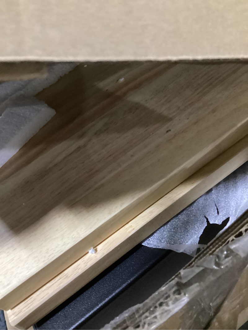 Condition photo showing Good Condition for perlesmith universal swivel tv stand for 24-60 inch tvs up to 99 lbs, 12 height adjustable table top tv stand, tv base stand with tempered glass base, max vesa 400x400mm, pstvs33 24" to 60" screen