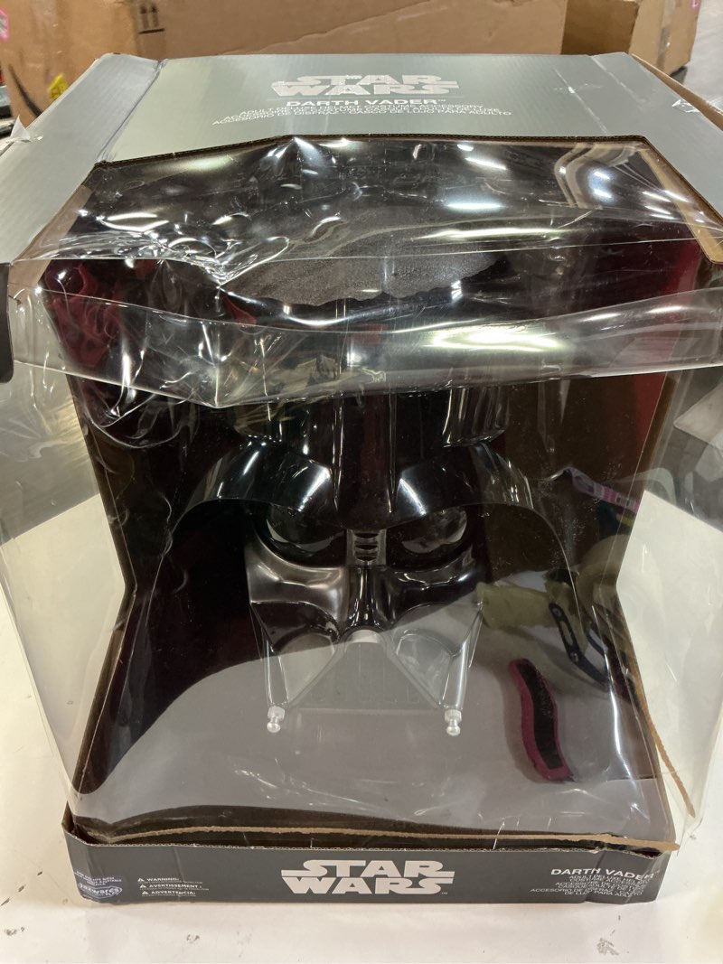 Condition photo showing Good Condition for STAR WARS Darth Vader Official Adult Costume Accessory Helmet - Premium Quality Plastic Helmet with Interior Sizing Band