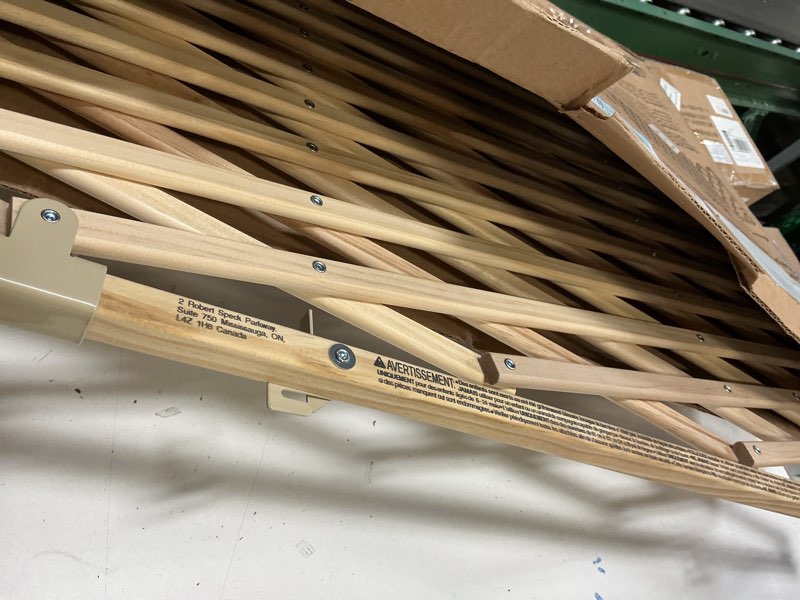 Condition photo showing Good Condition for Evenflo Expansion Walk-Thru Room Divider Baby Gate (Natural Wood)