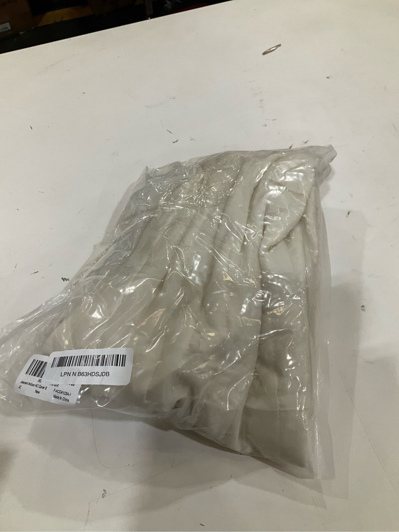 Condition photo showing New/Like New for Jeacent Indoor Air Conditioner Cover Double Insulation Small Cream 21x15x3.5