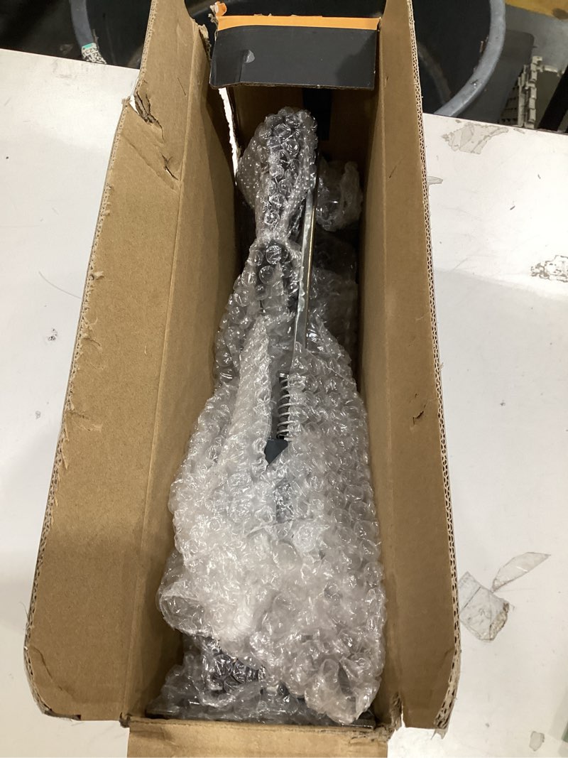 Condition photo showing As Is for labor saving arm jack handle 15 in furniture jack drywall lift for wall tile locator, multi function height adjustment, door panel, lever arm tool board weight 365lb, lift range 9.8in yellow