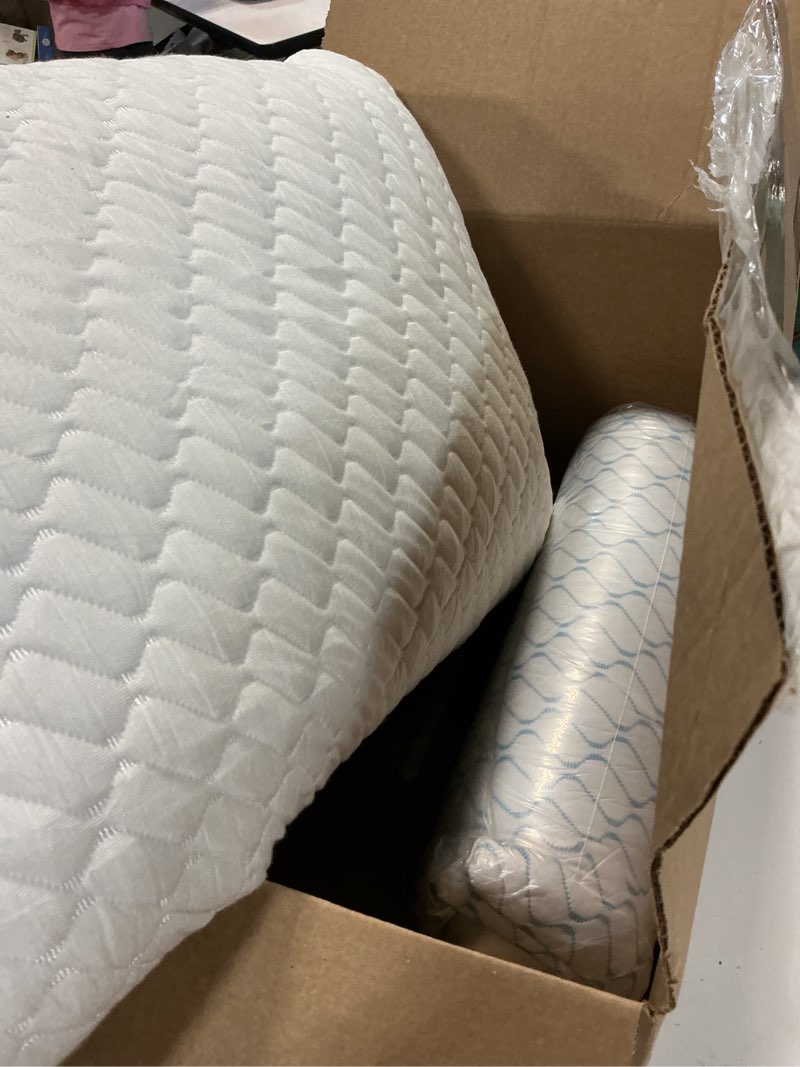 Condition photo showing Good Condition for memory foam pillow side sleeping pillow cervical pillow bed pillow extra large size pillow pair of pillows (blue, queen (u.s. standard)) queen (u.s. standard) blue