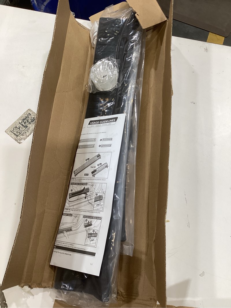 Condition photo showing Good Condition for joytutus door sill guards compatible with wrangler jl jlu 4 doors 2018-2026, door sill protectors full coverage for door sill accessories, entry scuff plate cover (4pcs set)